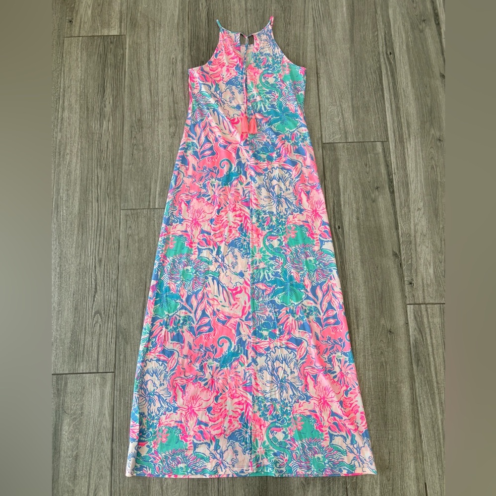 Lilly Pulitzer Margot Dress, in Blue Peri - Viva La Lilly, Small, NWT - Picture 5 of 5